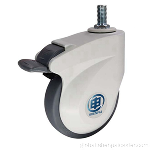 Swivel Locking Caster Wheel [80C]Hospital Bed Caster Price Supplier